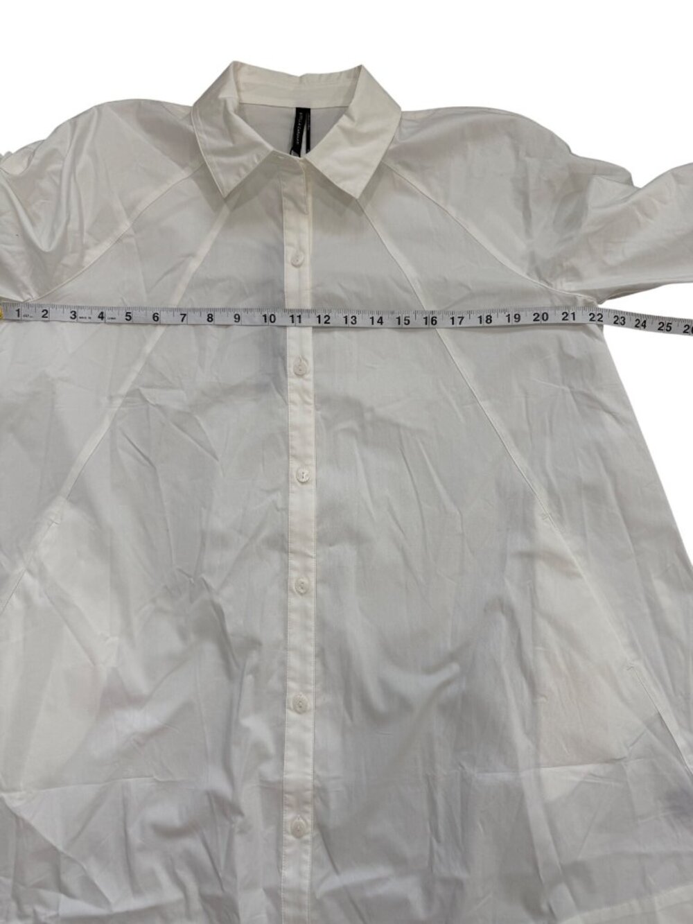 Stella Carakasi Womens Size S Compliment Tunic Soft-White Button-Up Top NEW - Picture 6 of 9